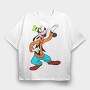 Cartoon Retro Goofy 4, Tricou Oversize Barbati (Unisex)