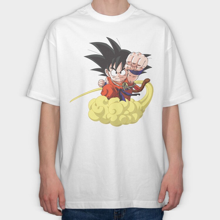 Cartoon Retro Dragon Ball Z 1, Tricou Oversize Barbati (Unisex)
