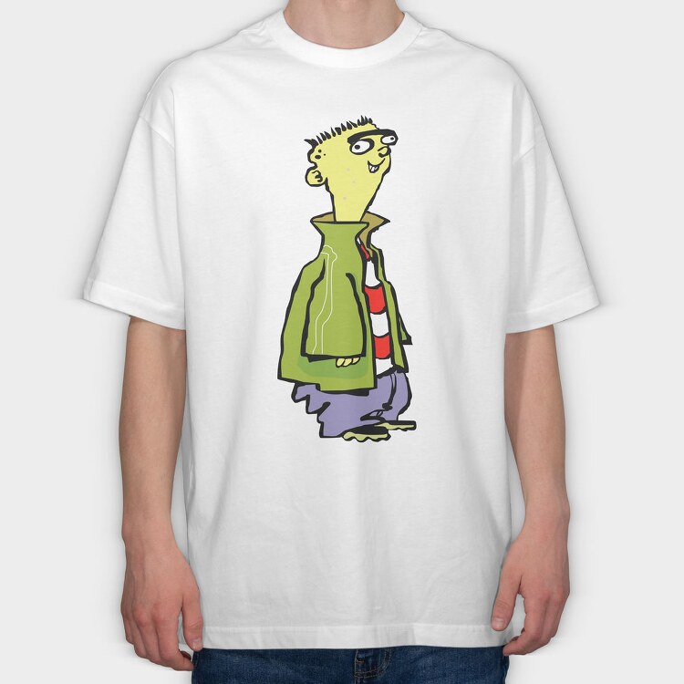 Cartoon Retro Ed Edd N Eddy 1, Tricou Oversize Barbati (Unisex)