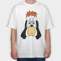 Cartoon Retro Droopy 1, Tricou Oversize Barbati (Unisex)