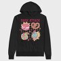 Playful Snake Food, Hanorac Oversize Barbati (Unisex)