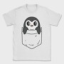 Pocket Penguin, Tricou Barbati (Unisex)