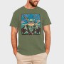 Airplane Cat, Tricou Barbati (Unisex)
