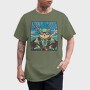 Airplane Cat, Tricou Barbati (Unisex)