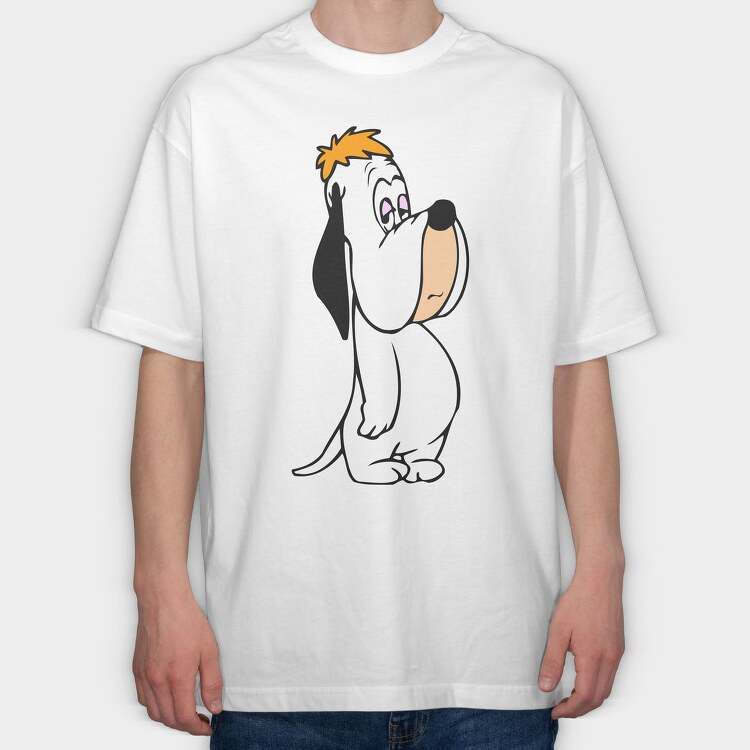Cartoon Retro Droopy 5, Tricou Oversize Barbati (Unisex)