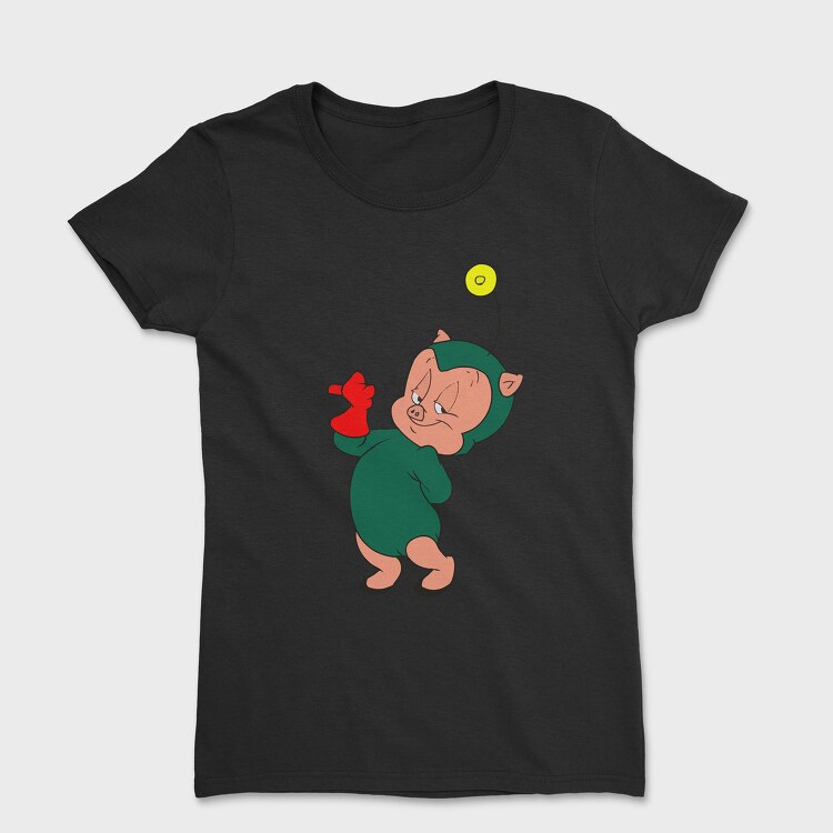 Cartoon Retro Duck Dodgers 5, Tricou Femei
