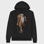 Walking Old Man Tote, Hanorac Oversize Barbati (Unisex)