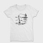 Monochrome Sketch Water, Tricou Femei