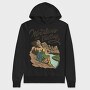 Woman Sitting On Glacier National Park, Hanorac Oversize Barbati (Unisex)