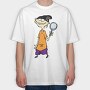 Cartoon Retro Ed Edd N Eddy 3, Tricou Oversize Barbati (Unisex)