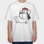 Cartoon Retro Droopy 3, Tricou Oversize Barbati (Unisex)
