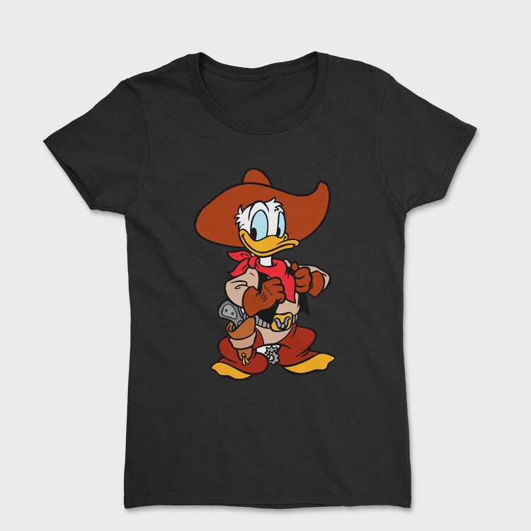 Cartoon Retro Donald Duck 3, Tricou Femei