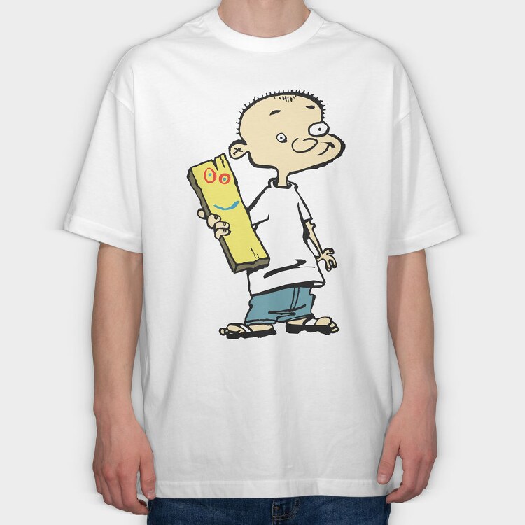 Cartoon Retro Ed Edd N Eddy 2, Tricou Oversize Barbati (Unisex)