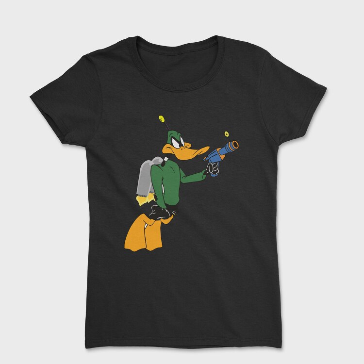 Cartoon Retro Duck Dodgers 2, Tricou Femei