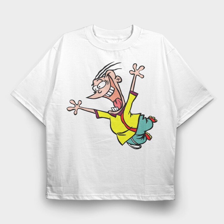 Cartoon Retro Ed Edd N Eddy 5, Tricou Oversize Barbati (Unisex)