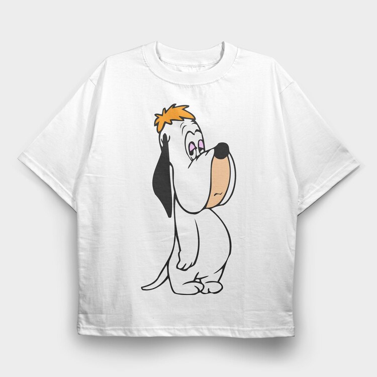 Cartoon Retro Droopy 5, Tricou Oversize Barbati (Unisex)