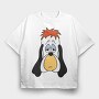 Cartoon Retro Droopy 1, Tricou Oversize Barbati (Unisex)