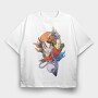 Cartoon Retro Dragon Ball Z 5, Tricou Oversize Barbati (Unisex)