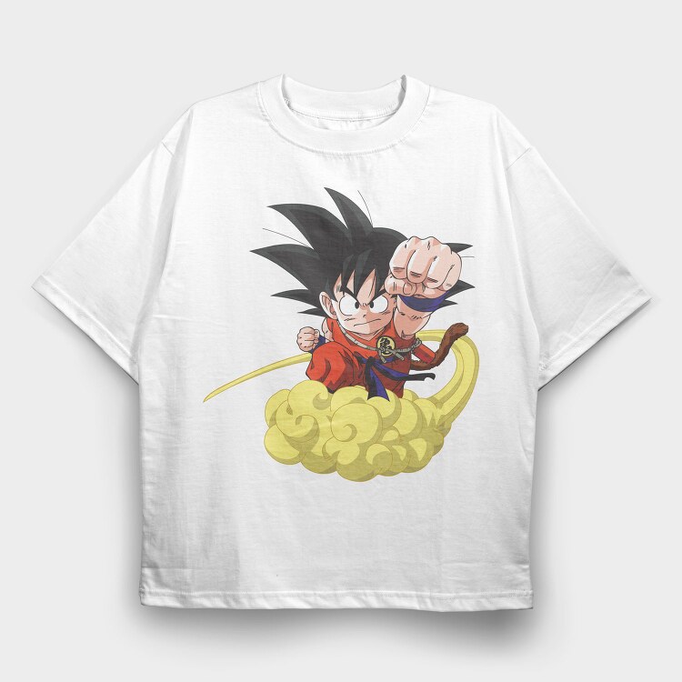 Cartoon Retro Dragon Ball Z 1, Tricou Oversize Barbati (Unisex)