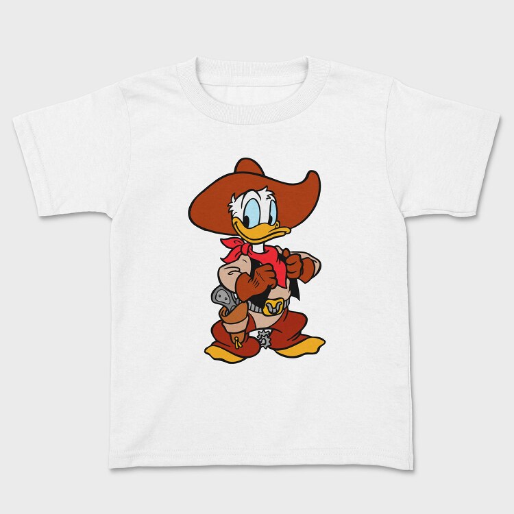Cartoon Retro Donald Duck 3, Tricou Copii
