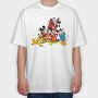 Cartoon Retro Disney 1, Tricou Oversize Barbati (Unisex)