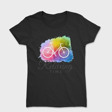 Watercolor Cycling Logo 001, Tricou Femei