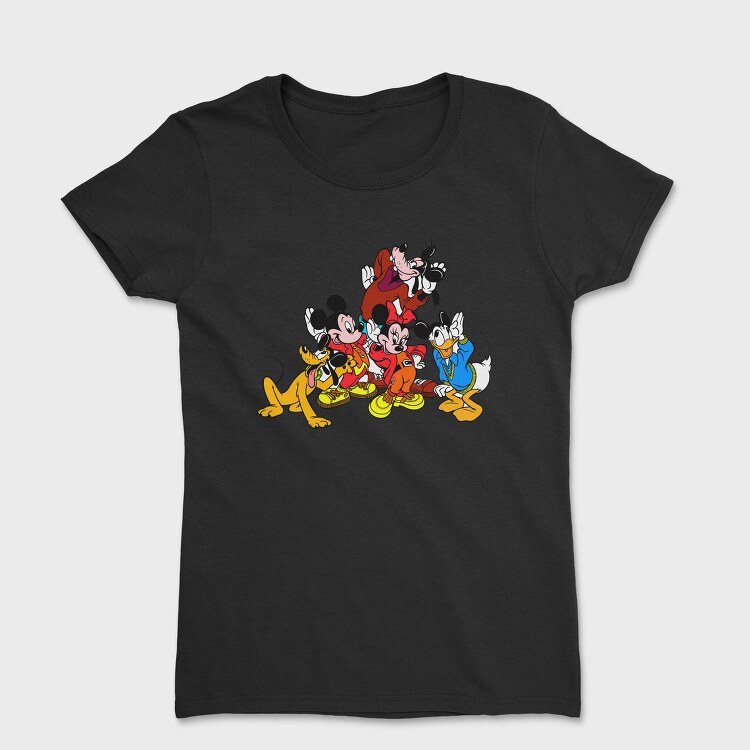 Cartoon Retro Disney 1, Tricou Femei