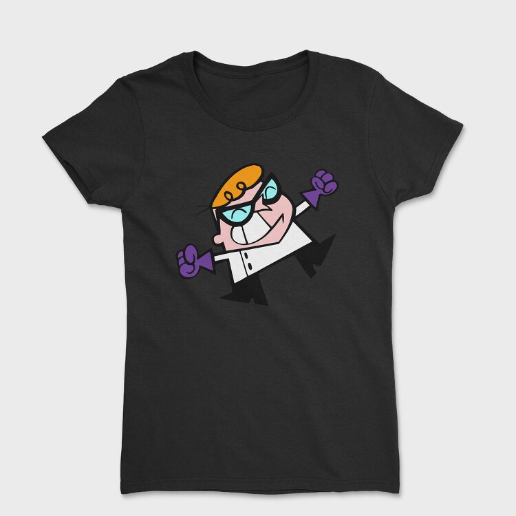 Cartoon Retro Dexter Laboratory 1, Tricou Femei