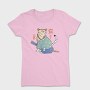 Samurai Cat Traditional, Tricou Femei