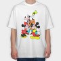 Cartoon Retro Disney 6, Tricou Oversize Barbati (Unisex)