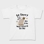 My Cat Was Sitting on Me, Tricou Copii