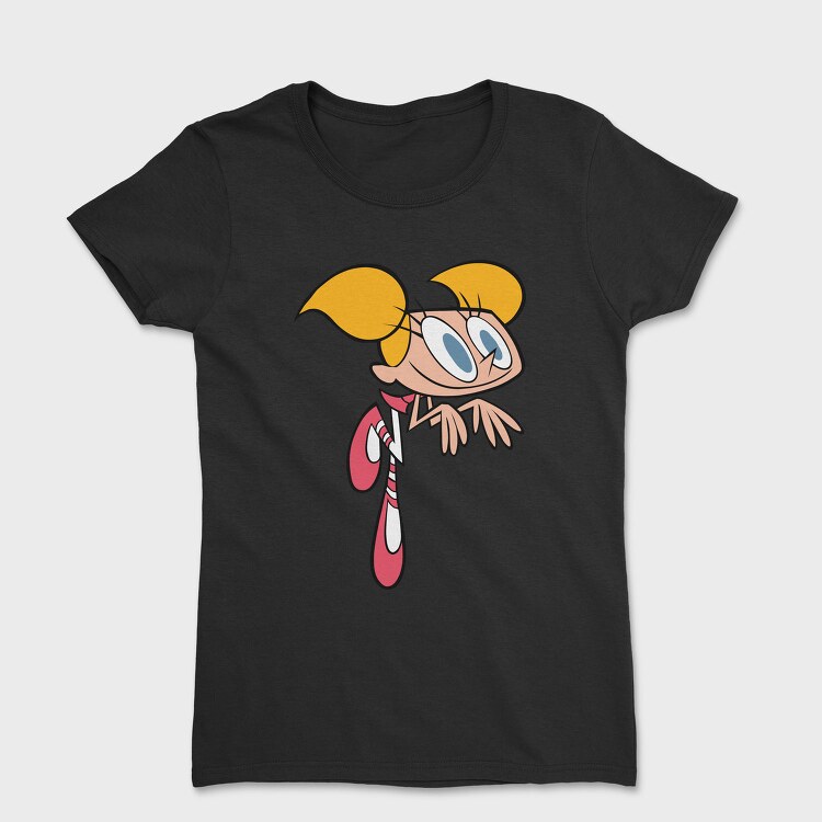 Cartoon Retro Dexter Laboratory 5, Tricou Femei