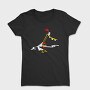 Cartoon Retro Cow and Chicken 4, Tricou Femei