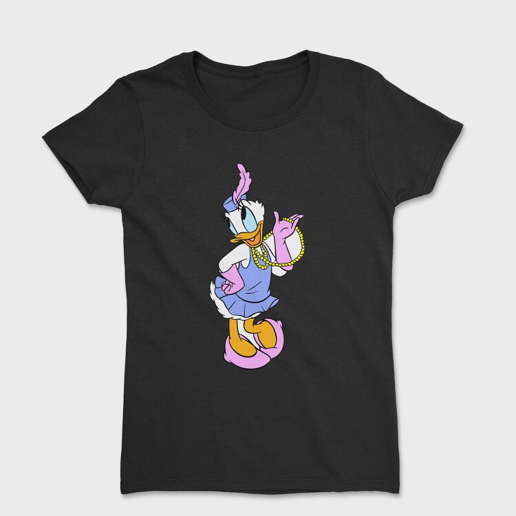 Cartoon Retro Daisy Duck 4, Tricou Femei