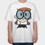 Cartoon Retro Dexter Laboratory 3, Tricou Oversize Barbati (Unisex)