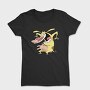 Cartoon Retro Cow and Chicken 3, Tricou Femei
