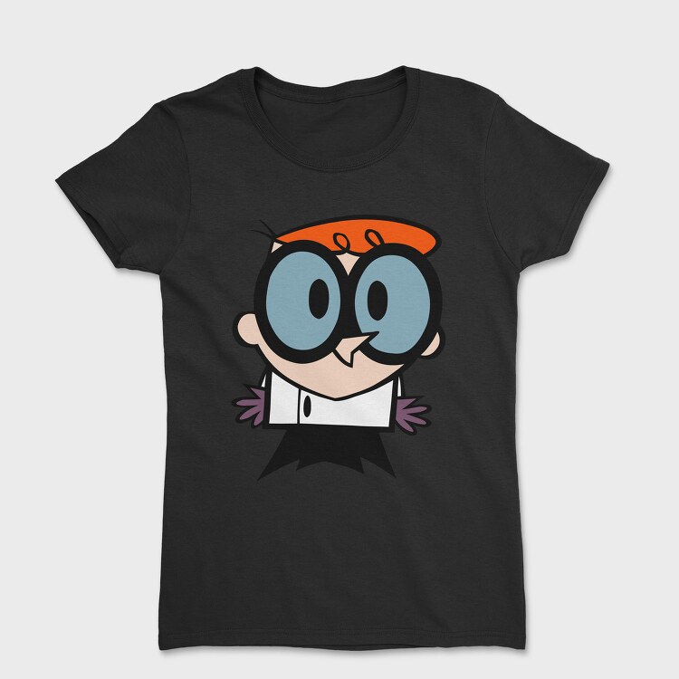 Cartoon Retro Dexter Laboratory 3, Tricou Femei