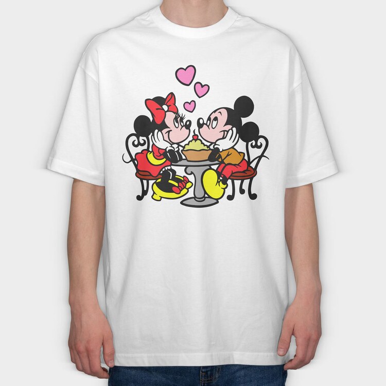 Cartoon Retro Disney 2, Tricou Oversize Barbati (Unisex)