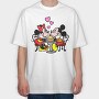 Cartoon Retro Disney 2, Tricou Oversize Barbati (Unisex)