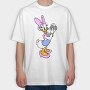 Cartoon Retro Daisy Duck 2, Tricou Oversize Barbati (Unisex)