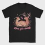 Deer In Love Valentine, Tricou Barbati (Unisex)