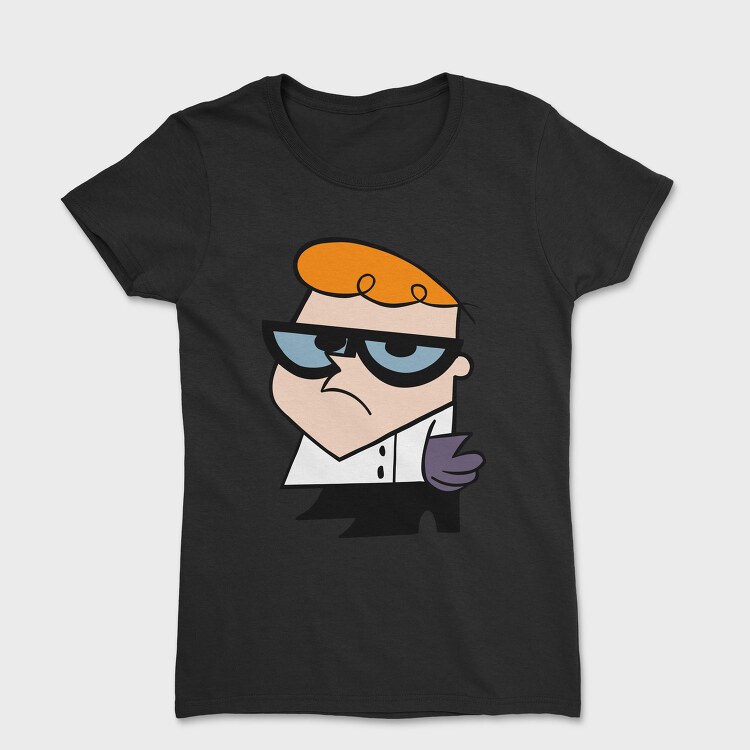 Cartoon Retro Dexter Laboratory 2, Tricou Femei