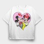 Cartoon Retro Disney 5, Tricou Oversize Barbati (Unisex)