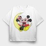 Cartoon Retro Disney 4, Tricou Oversize Barbati (Unisex)