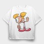 Cartoon Retro Dexter Laboratory 4, Tricou Oversize Barbati (Unisex)