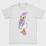 Cartoon Retro Daisy Duck 6, Tricou Barbati (Unisex)