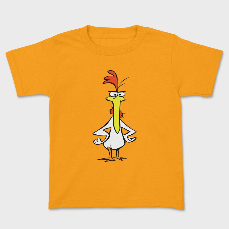 Cartoon Retro Cow and Chicken 6, Tricou Copii