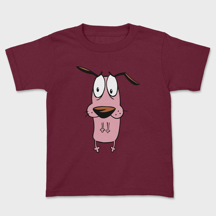 Cartoon Retro Courage the Cowardly Dog 6, Tricou Copii