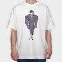 Cartoon Retro Batman 1, Tricou Oversize Barbati (Unisex)
