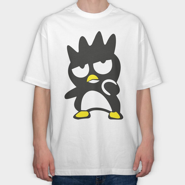 Cartoon Retro Badtz Maru 6, Tricou Oversize Barbati (Unisex)